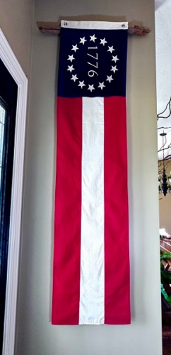 1776 BARN BANNER SMALL *NEW*